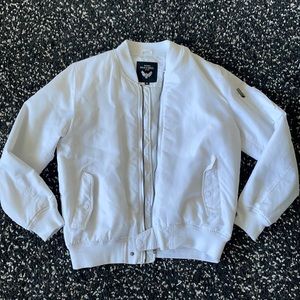 White Men’s Bomber Jacket